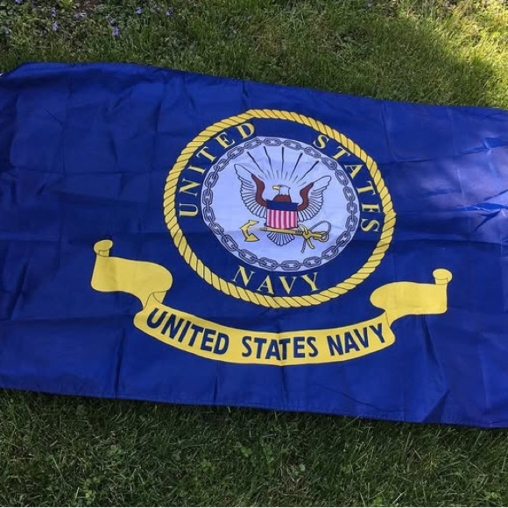 United S T A T E S Navy Coat of A R M S flag